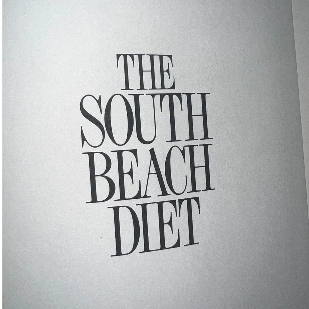 The South Beach Diet Arthur Agatston MD Hardcover Book Health Weight Loss Recipe